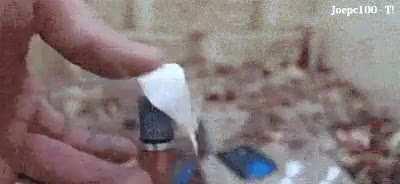 Starting a fire with a battery and gum wrapper