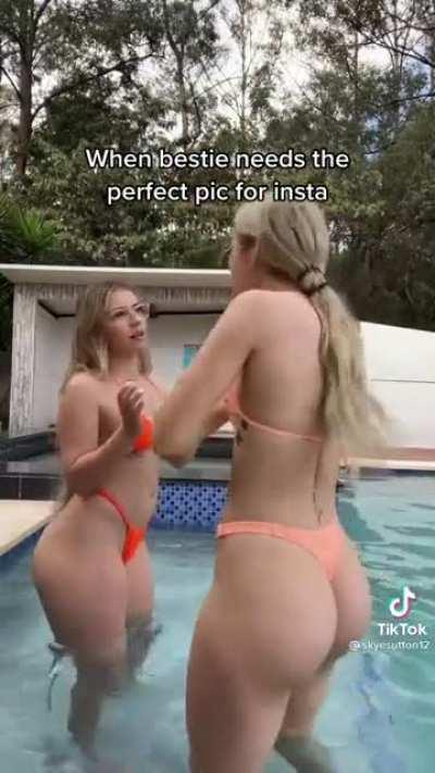 Taking picture of ass