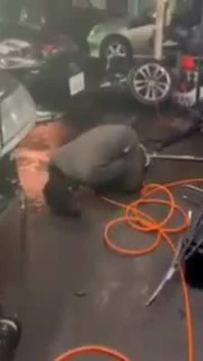 A memorable shock from a shock absorber