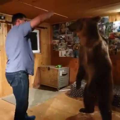 Quite nervous to see if the high five sequence is completed