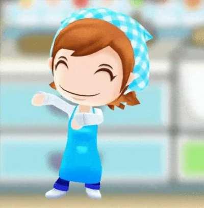 This is real and is actually in Cooking Mama Cookstar