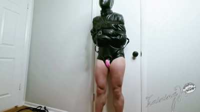 If I lose my balance, I choke - but if I cum any more, I won't be able to stand at all!