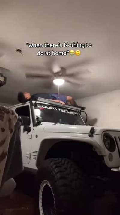 Touching a running fan with your D*. NNN mode forever