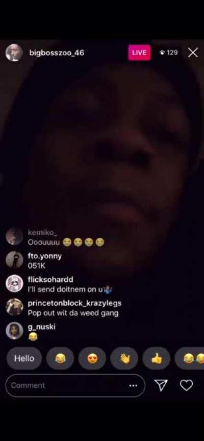 Zoo saying he got arrested for Krumps murder