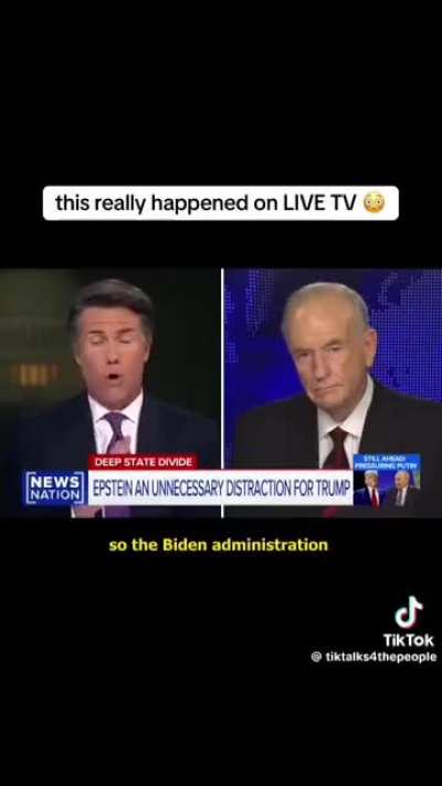 Bill O'Reilly gets owned on Live TV over false claims that Biden indicted Epstein