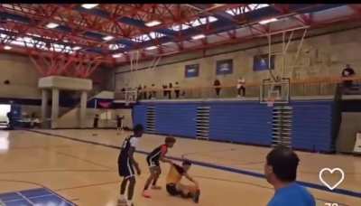 Youth basketball freakout