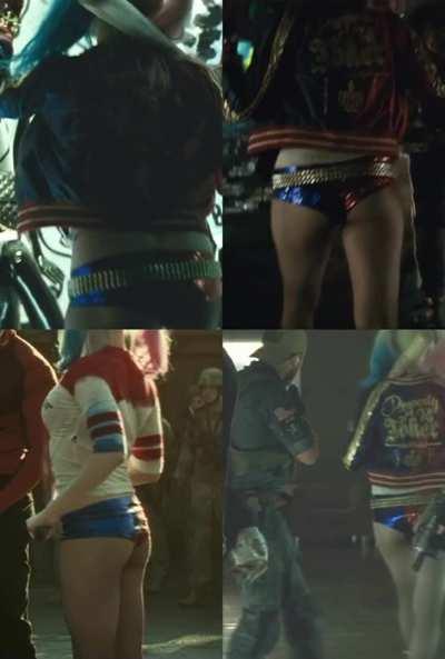 A 4x4 of Margot Robbie's tight & very fuckable ass