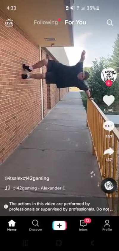 I thought his knees were going to explode.