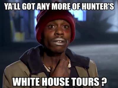 Buy Hunter's art and get a catered White House tour