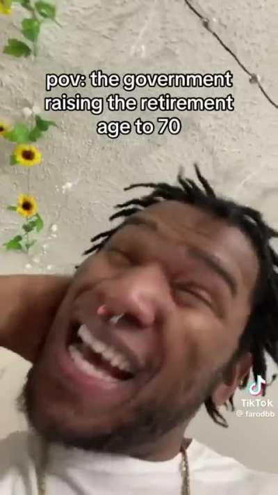 Me hoping to reach to 65. And they are working on taking my hopes away..!