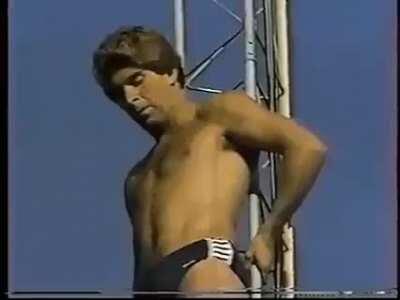 High diving is the act of diving into water from relatively great heights. Rick Charls succeded in diving 52.4 m at Sea World on the show Wide World of Sports, 1983. Apparently, no one has ever jumped this high without injury.
