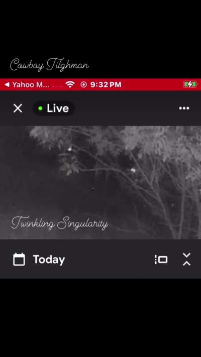 Twinkling Lights (Singularity) Video recording By: Coleman Tilghman Jr.    This has been doing this at night for weeks now. With no evidence to why or how.