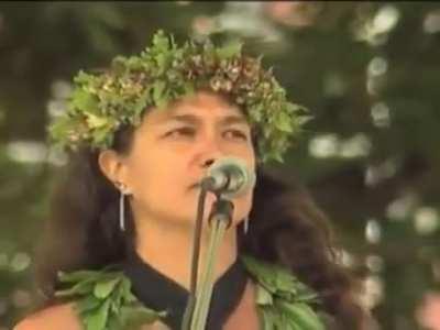 Dr. Haunani-Kay Trask's brave speech against the genocide committed by the United States in Hawaii