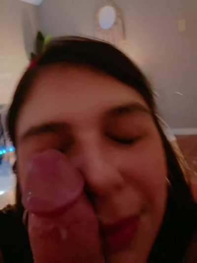 I sucked his cock during a college zoom lecture