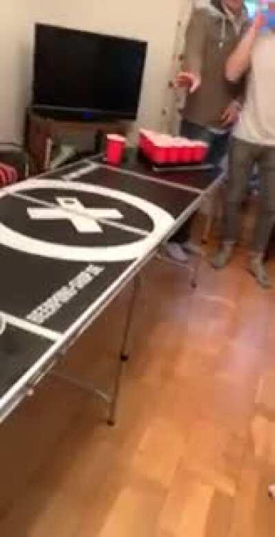 When you bounce it in for double drinks