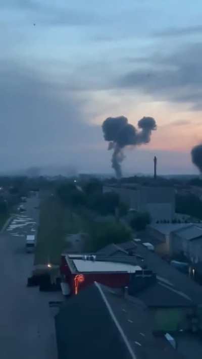 Engine Repair Plant in Lutsk, Ukraine hit by 4 Russian Kh-101 missiles. 06.06.2025 (without Kremlin watermark)