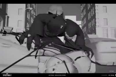 Insomniac animator reveals scrapped Venom animation made during pre production.