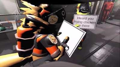 Went afk to take a piss, came back to this