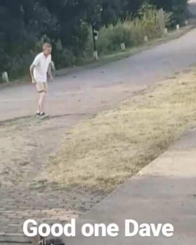 Dave. Trying to jump the lock