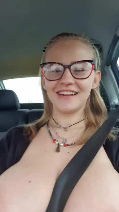 I think I'm going to have to drape some plush material over my seatbelt because it's getting a little uncomfortable