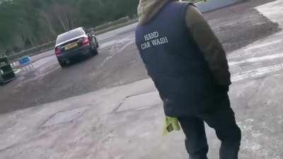 WCGW leaving the carwash in your C63 AMG