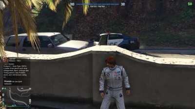 I lost my wanted level just in time