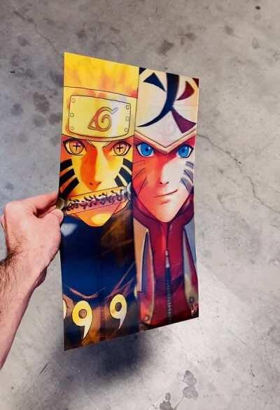 6x Naruto - his Road to Hokage ... 3D Fan Artwork I both drew & produced!