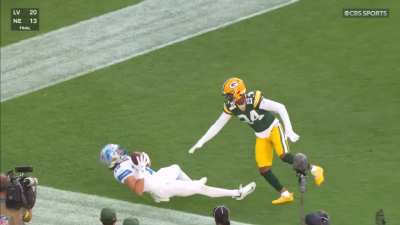 [Highlight] Isaac TeSlaa makes unreal one-handed catch for 1st career TD