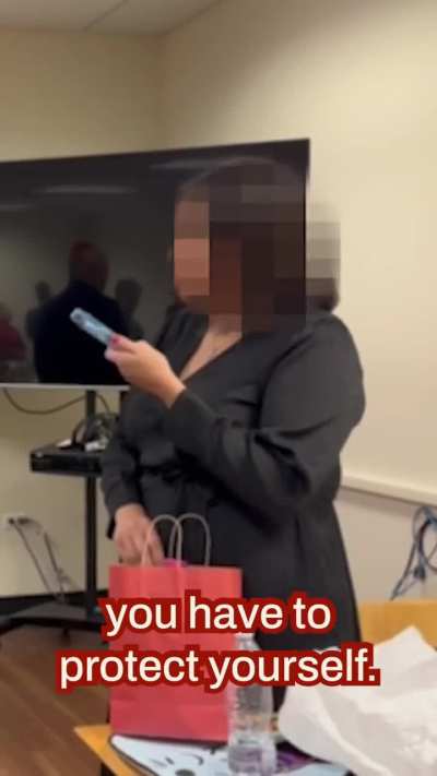 Yesterday, a Republican tried to give Kat Abughazaleh holy water and perfume because the woman said she was“demonic”