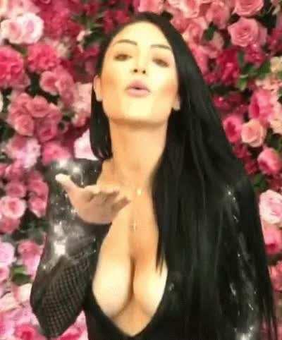 Eva Marie and her cleavage