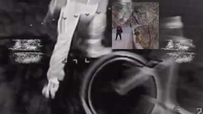 Fiber-Optics FPV drone operator targets UAF infantry with bicycles at night.