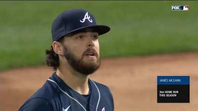 [Highlight] ATL@NYM: James McCann homers to give the Mets an early lead