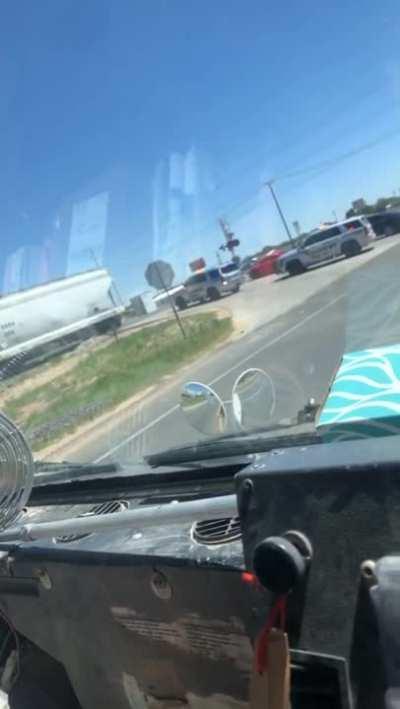 This is why you look BOTH ways before crossing.