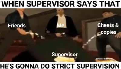 Exam's and me and my friends ...