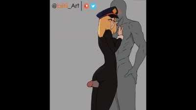 Camie thighjob [biitii_Art]