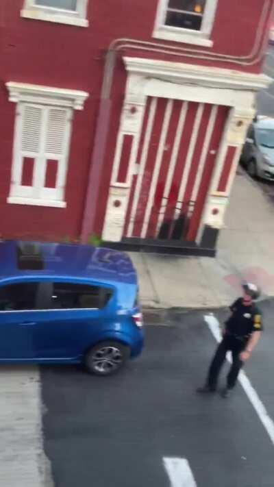 Dude goes all in on Cincinnati Police Department. Asks them to meet him out front for an “agreed upon”.