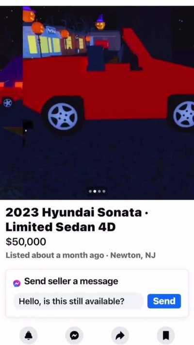 I wanna but that racing car