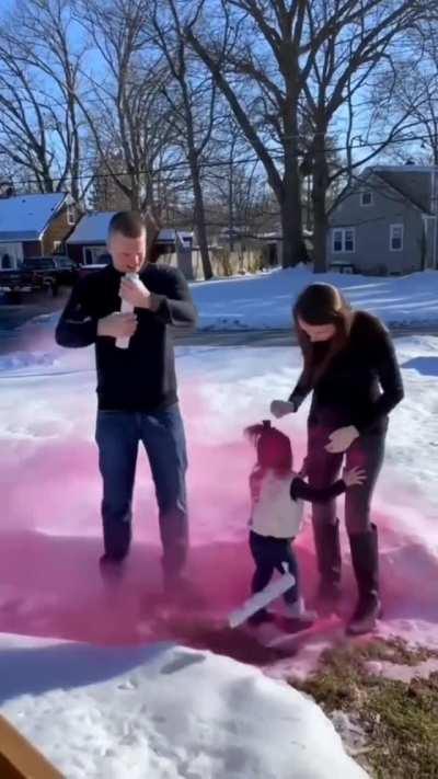 Gender reveal gone wrong