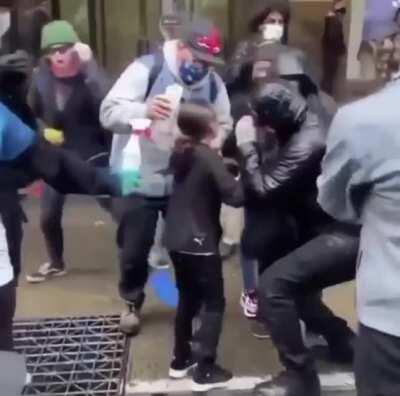 9 Year Old Maced in Seattle Protests