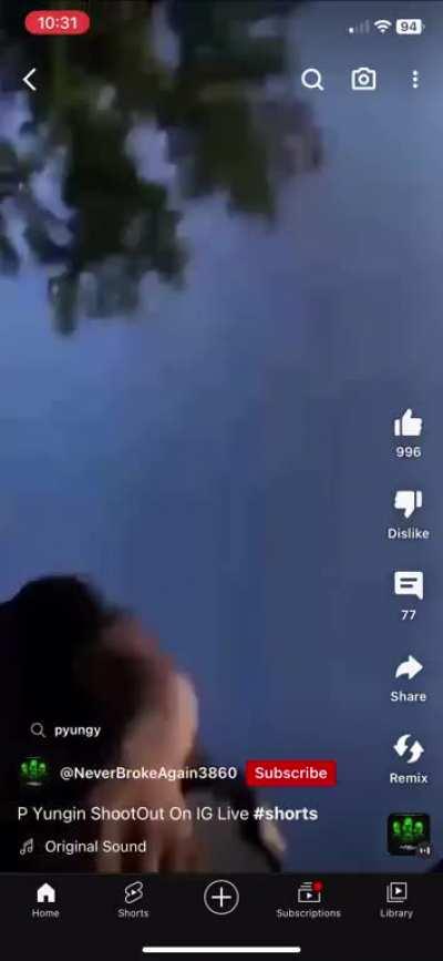 🤦🏾‍♂️💀🤣😭😂WHY HE FAKING A SHOOT OUT ? HE SHOOTIN A BB GUN ?