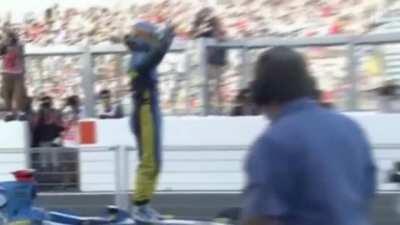 Weird celebrations done by Alonso at his Renault victories