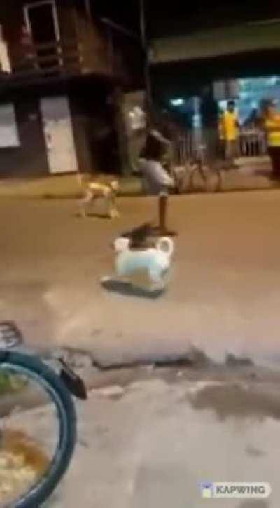 This works with any song.