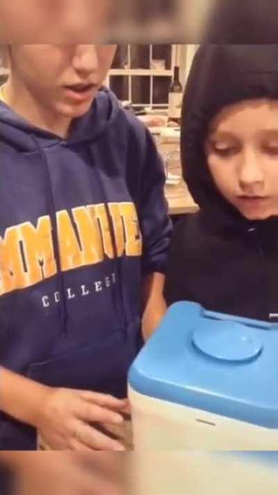 Girl tries to free her phone from a 