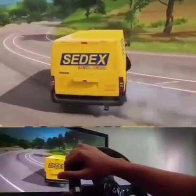 Sua encomenda saiu para entrega (via @rolealeatorio)