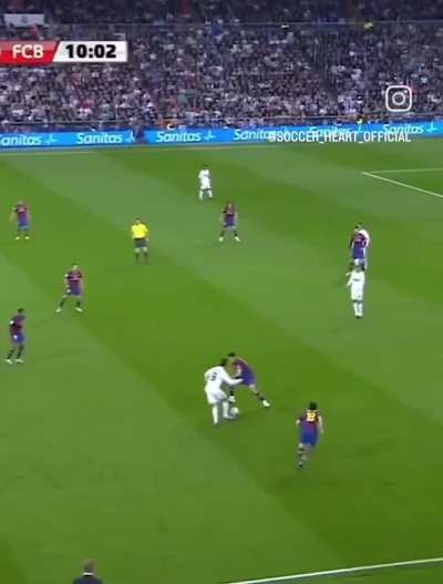 Cristiano Ronaldo in his debut season (2009/10) for Real Madrid