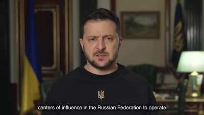 President Zelensky's Latest Address. 01/12/22. Duration 7m25. English Subtitles.