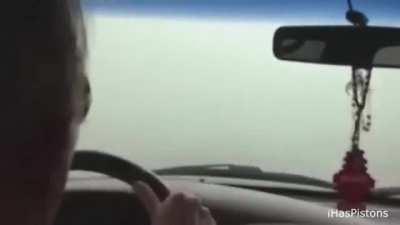 WCGW driving through fog without headlights on