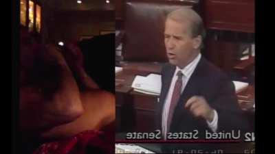Only 73 seconds Left is Senator Biden talking Crack. Right is Doped laptop Biden doing Crack. White House Easter '22 AWKWARD!