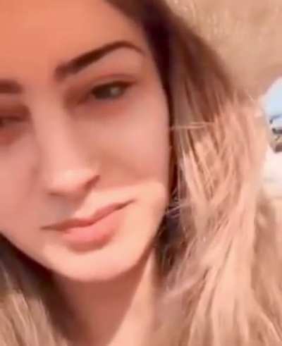 Woman in Bangladesh being stared at by crowds