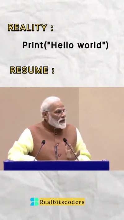 LinkedIn resumes be like